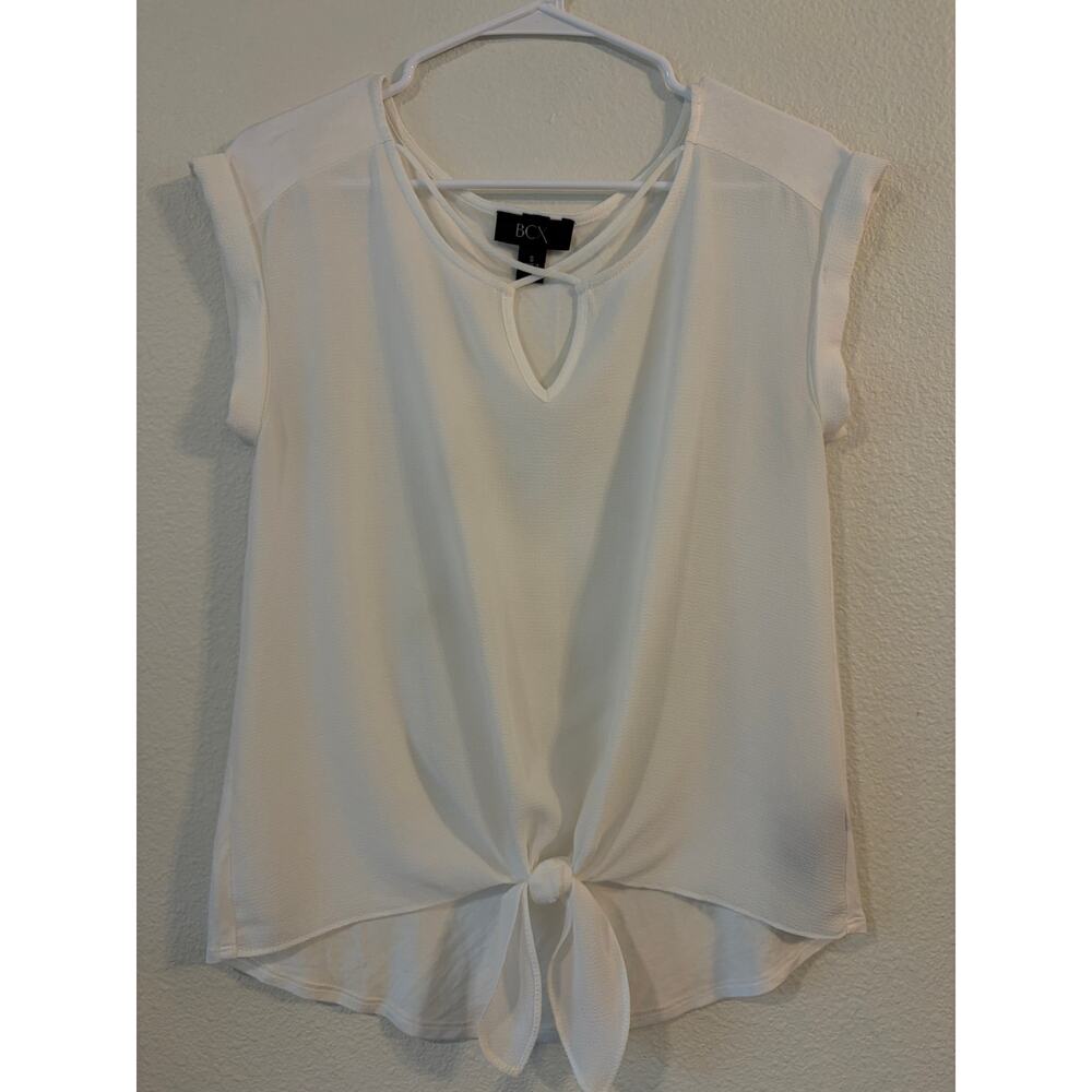 Women’s Neutral Sleeveless Tops Bundle BCX Body Central Cream White Size Small - Picture 2 of 3